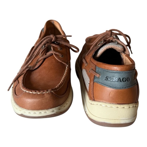 SEBAGO Clovehitch II Ambergold Men’s Boat Shoes Size 11.5 Waterproof Dri Flex - Picture 7 of 11